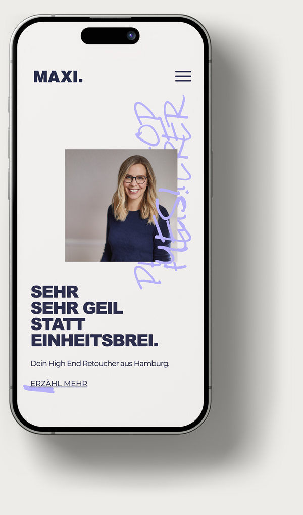 maxidewitt webdesign mobile